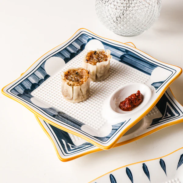 Artisan Moroccan Dumpling Plate