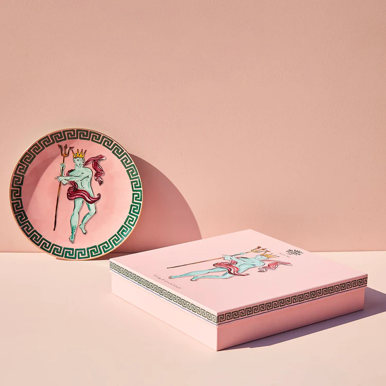 Il Viaggio di Nettuno Pink Place Holder/Centerpiece by Luke Edward Hall